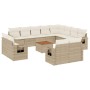 Set sofás de jardín con cojines 13 pzas ratán sintético beige de , Conjuntos de jardín - Ref: Foro24-3257164, Precio: 1,00 €,...