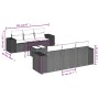 7-piece garden dining set and black synthetic rattan cushions by , Garden sets - Ref: Foro24-3254642, Price: 581,14 €, Discou...