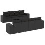 8-teiliges Gartensofa-Set und schwarze synthetische Rattankissen von , Gartensets - Ref: Foro24-3254682, Preis: 675,00 €, Rab...