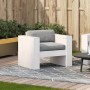 Gartensofa aus massivem weißem Kiefernholz 79x60x62 cm von , Outdoor-Sofas - Ref: Foro24-832366, Preis: 89,36 €, Rabatt: %