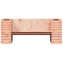 Douglas solid wood bench with planters 167.5x60x65 cm by , Outdoor sofas - Ref: Foro24-832546, Price: 187,60 €, Discount: %