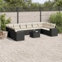 11-teiliges Gartensofa-Set und schwarze synthetische Rattankissen von , Gartensets - Ref: Foro24-3255413, Preis: 672,18 €, Ra...