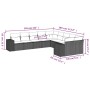 Gartensofa-Set mit beigen Kissen, 10-teilig, synthetisches Rattan von , Gartensets - Ref: Foro24-3255445, Preis: 716,13 €, Ra...