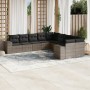 10-piece garden sofa set with gray synthetic rattan cushions by , Garden sets - Ref: Foro24-3255447, Price: 666,87 €, Discoun...