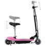 Patinete eléctrico con asiento rosa 120 W de vidaXL, Patinetes - Ref: Foro24-91958, Precio: 169,45 €, Descuento: %