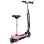 Patinete eléctrico con asiento rosa 120 W de vidaXL, Patinetes - Ref: Foro24-91958, Precio: 169,45 €, Descuento: %