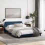 Bed frame with headboard gray taupe blue fabric 140x200 cm by , Beds and slatted bases - Ref: Foro24-373191, Price: 138,98 €,...