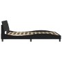 Estructura de cama con cabecero cuero sintético negro 140x200cm de , Camas y somieres - Ref: Foro24-373198, Precio: 139,07 €,...