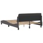 Estructura de cama con cabecero cuero sintético gris 140x200cm de , Camas y somieres - Ref: Foro24-373201, Precio: 150,29 €, ...