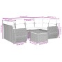 7-teiliges Gartensofa-Set und beigefarbene synthetische Rattankissen von , Gartensets - Ref: Foro24-3257234, Preis: 529,17 €,...