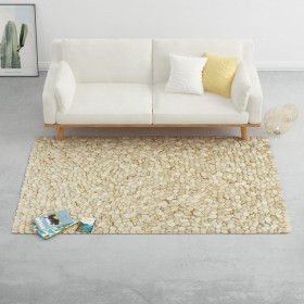 Alfombra guijarros lana beige/gris/marrón/chocolate 160x230cm de vidaXL, Alfombras - Ref: Foro24-284383, Precio: 340,99 €, De...