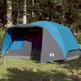 Family tent with porch 6 people waterproof blue by , tents - Ref: Foro24-94419, Price: 129,39 €, Discount: %