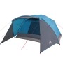 Family tent with porch 6 people waterproof blue by , tents - Ref: Foro24-94419, Price: 129,39 €, Discount: %