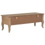 Wooden TV stand in brown color, 100x35x35 cm by , TV Furniture - Ref: Foro24-280052, Price: 170,99 €, Discount: %