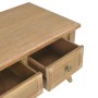 Wooden TV stand in brown color, 100x35x35 cm by , TV Furniture - Ref: Foro24-280052, Price: 170,99 €, Discount: %