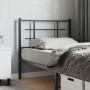 Black metal headboard 90 cm by , Headboards and footboards - Ref: Foro24-355589, Price: 24,85 €, Discount: %