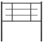 Black metal headboard 90 cm by , Headboards and footboards - Ref: Foro24-355589, Price: 24,85 €, Discount: %