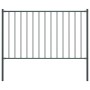 Gray powder coated steel fence panel and posts 1.7x1 m by vidaXL, fence panels - Ref: Foro24-145213, Price: 73,83 €, Discount: %