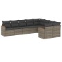 Set de muebles de jardín 9 pzas y cojines ratán sintético gris de , Conjuntos de jardín - Ref: Foro24-3226305, Precio: 580,29...