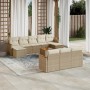 11-teiliges Gartensofa-Set mit beigen synthetischen Rattankissen von , Gartensets - Ref: Foro24-3226422, Preis: 784,07 €, Rab...