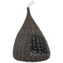 Cat house with tipi cushion shaped natural gray willow 40x60cm by vidaXL, Cat furniture - Ref: Foro24-170778, Price: 85,85 €,...