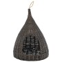 Casa para gatos con cojín forma tipi sauce natural gris 40x60cm de vidaXL, Mobiliario para gatos - Ref: Foro24-170778, Precio...