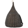 Casa para gatos con cojín forma tipi sauce natural gris 40x60cm de vidaXL, Mobiliario para gatos - Ref: Foro24-170778, Precio...