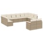 12-teiliges Gartensofa-Set und braune synthetische Rattankissen von , Gartensets - Ref: Foro24-3226443, Preis: 891,39 €, Raba...