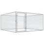 Galvanized steel outdoor kennel 2x2x1 m by vidaXL, Dog kennels and fences - Ref: Foro24-170819, Price: 157,37 €, Discount: %