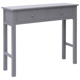 Gray wooden console table 90x30x77 cm by vidaXL, Side tables - Ref: Foro24-284146, Price: 107,06 €, Discount: %