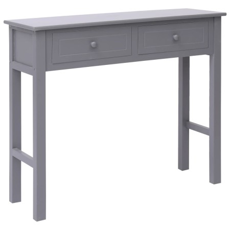 Mesa consola de madera gris 90x30x77 cm de vidaXL, Mesas auxiliares - Ref: Foro24-284146, Precio: 107,46 €, Descuento: %