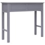 Mesa consola de madera gris 90x30x77 cm de vidaXL, Mesas auxiliares - Ref: Foro24-284146, Precio: 107,46 €, Descuento: %