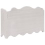 White wooden wall coat rack 50x10x30 cm by vidaXL, Hat and coat racks - Ref: Foro24-284235, Price: 44,21 €, Discount: %