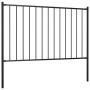 Fence panel and steel posts black powder coating 1.7x1.25m by vidaXL, fence panels - Ref: Foro24-145211, Price: 72,24 €, Disc...