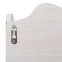 White wooden wall coat rack 50x10x30 cm by vidaXL, Hat and coat racks - Ref: Foro24-284235, Price: 44,21 €, Discount: %