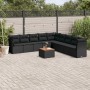 Garden sofa set 10 pieces with black synthetic rattan cushions by , Garden sets - Ref: Foro24-3256020, Price: 641,13 €, Disco...