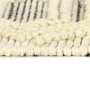 Hand-woven wool rug white/black 160x230 cm by vidaXL, Rugs - Ref: Foro24-284371, Price: 133,99 €, Discount: %