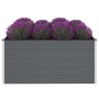 Gray WPC flower bed 200x100x91 cm by vidaXL, Pots and planters - Ref: Foro24-45757, Price: 569,99 €, Discount: %