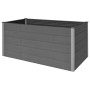 Gray WPC flower bed 200x100x91 cm by vidaXL, Pots and planters - Ref: Foro24-45757, Price: 569,99 €, Discount: %