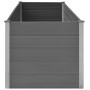 Arriate de WPC gris 200x100x91 cm de vidaXL, Maceteros y jardineras - Ref: Foro24-45757, Precio: 569,67 €, Descuento: %