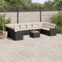 11-teilige Gartensofagarnitur und schwarze synthetische Rattankissen von , Gartensets - Ref: Foro24-3256623, Preis: 632,83 €,...