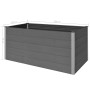 Arriate de WPC gris 200x100x91 cm de vidaXL, Maceteros y jardineras - Ref: Foro24-45757, Precio: 569,67 €, Descuento: %