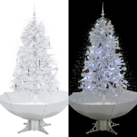 Christmas tree with snow with white umbrella base 170 cm by vidaXL, Christmas trees - Ref: Foro24-284336, Price: 175,98 €, Di...