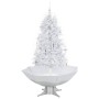 Weihnachtsbaum mit Schnee mit weißem Schirmständer 170 cm von vidaXL, Weihnachtsbäume - Ref: Foro24-284336, Preis: 175,84 €, ...