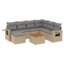 Garden sofa set with beige cushions mix 8 pieces PE rattan by , Garden sets - Ref: Foro24-3257011, Price: 570,85 €, Discount: %