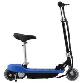 Patinete eléctrico con asiento azul 120 W de vidaXL, Patinetes - Ref: Foro24-91957, Precio: 135,48 €, Descuento: %