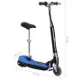 Patinete eléctrico con asiento azul 120 W de vidaXL, Patinetes - Ref: Foro24-91957, Precio: 135,48 €, Descuento: %