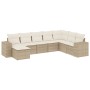 Garden sofa set with beige cushions 8 pcs PE rattan by , Garden sets - Ref: Foro24-3255295, Price: 614,32 €, Discount: %