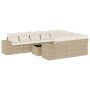 11-teiliges Gartensofa-Set mit beigen synthetischen Rattankissen von , Gartensets - Ref: Foro24-3255435, Preis: 811,16 €, Rab...