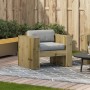 Garden sofa impregnated pine wood 79x60x62 cm by , Outdoor sofas - Ref: Foro24-844624, Price: 135,68 €, Discount: %